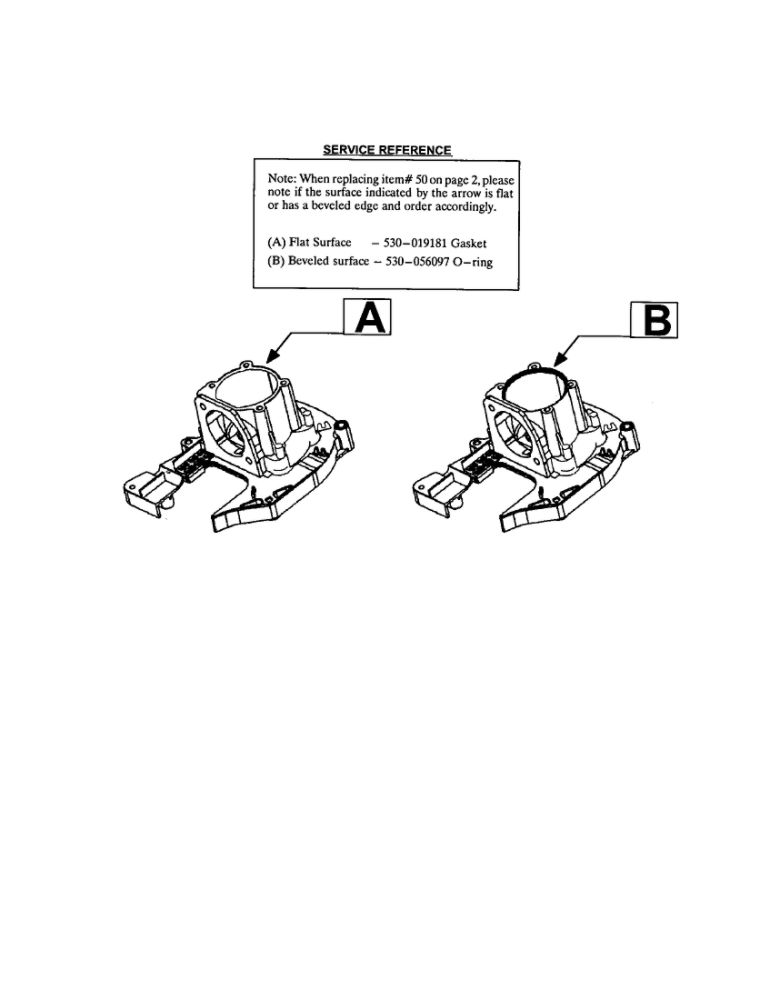 Service Reference Note Diagram and Parts List for FEATHERLITE PLUS Type 1 Weed Eater Trimmer